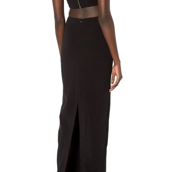 Nicole miller black evening gown - Picture 2 of 5